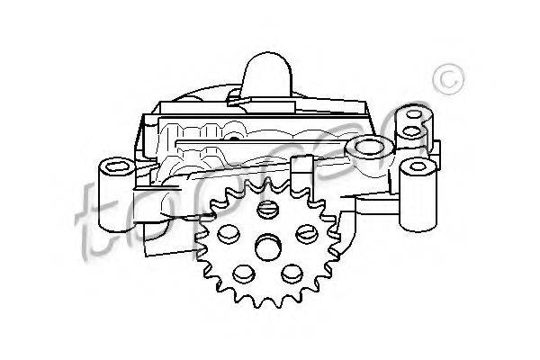 Масляный насос 720 157 TOPRAN