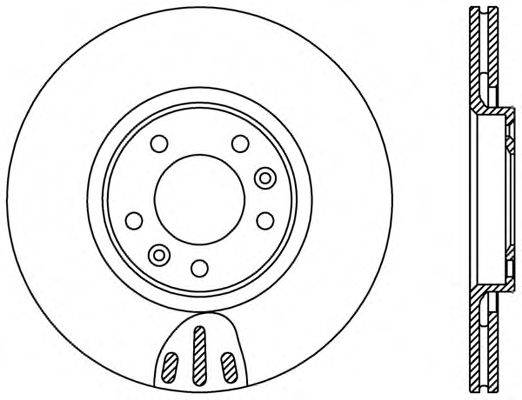 Тормозной диск BDR2380.20 OPEN PARTS