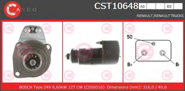 Стартер CST10648ES CASCO