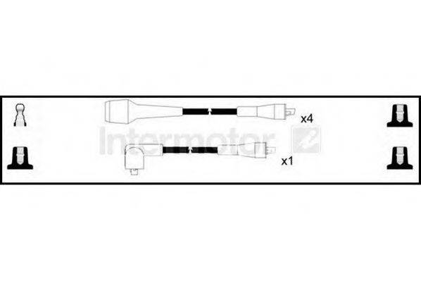 Комплект проводов зажигания 76033 STANDARD