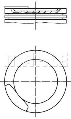 Поршень 011 10 12 MAHLE ORIGINAL