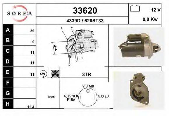 Стартер 33620 EAI