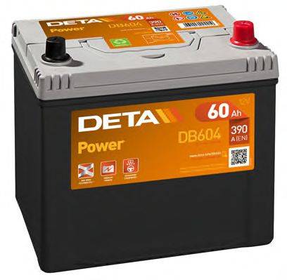Стартерная аккумуляторная батарея DB604 DETA