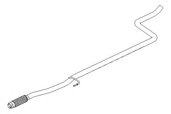 Труба выхлопного газа 160305 KLARIUS