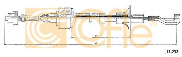 Трос, управление сцеплением 11.253 COFLE