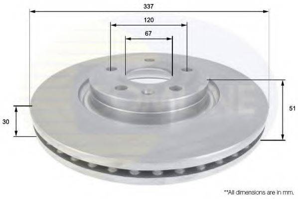 Тормозной диск ADC1141V COMLINE