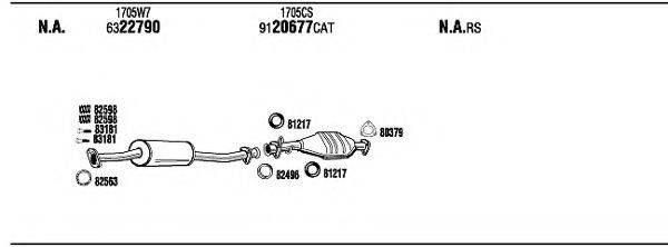 Система выпуска ОГ PET03734 WALKER