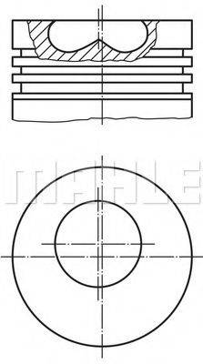 Поршень 099 96 00 MAHLE ORIGINAL