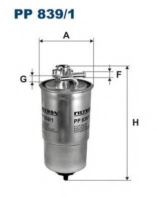 Фильтр топливный PP839/1 FILTRON