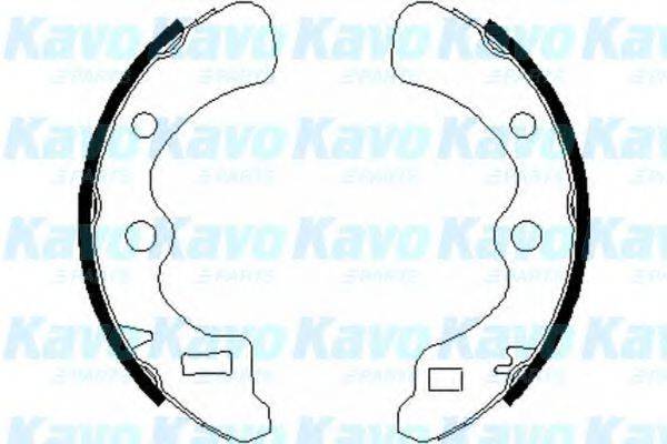 Комплект тормозных колодок BS-2900 KAVO PARTS