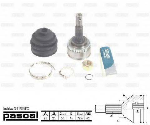 Шарнирный комплект, приводной вал G11074PC PASCAL