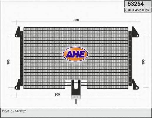 Конденсатор, кондиционер 53254 AHE