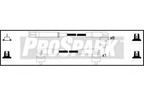 Комплект проводов зажигания OES223 STANDARD