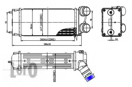 Интеркулер 009-018-0006 LORO