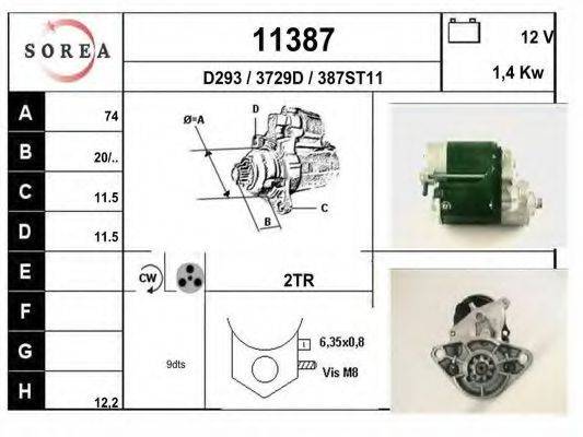 Стартер 11387 EAI