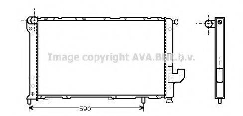 Радиатор, охлаждение двигателя FT2136 AVA QUALITY COOLING