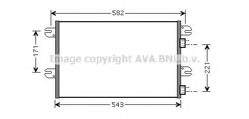 Конденсатор, кондиционер IV5063 AVA QUALITY COOLING