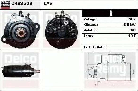 Стартер DRS3508 REMY