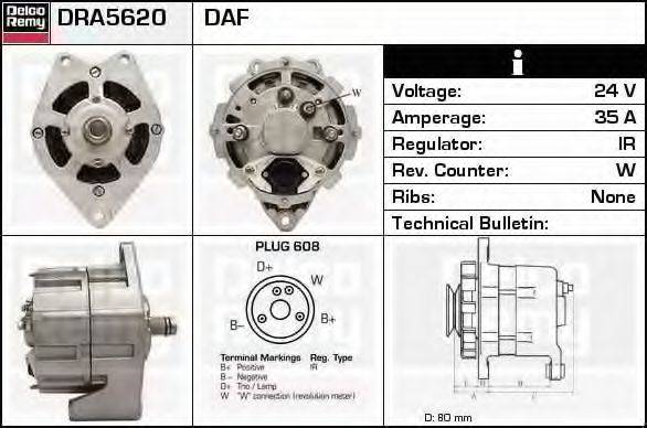 Генератор DRA5620 REMY