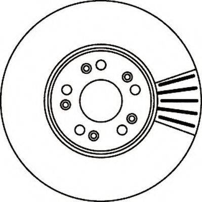 Тормозной диск 562023J JURID
