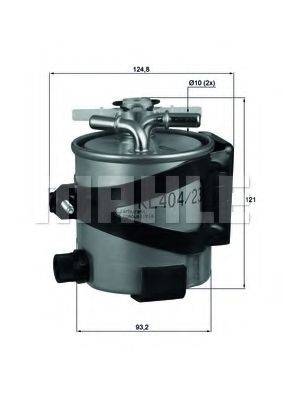 Фильтр топливный KLH 44/22 KNECHT