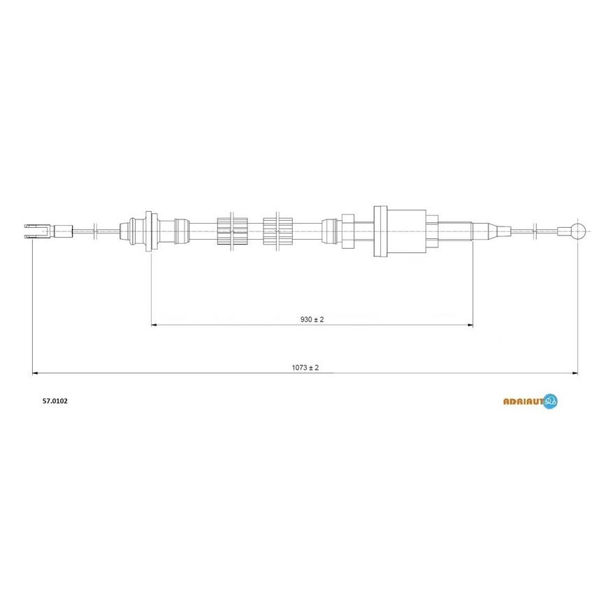Тросик сцепления Adriauto