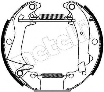 Комплект тормозных колодок 51-0008 METELLI