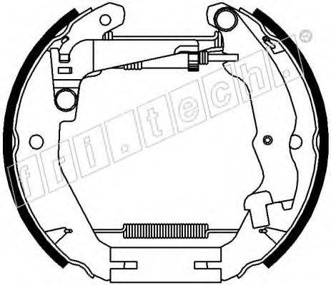 Комплект тормозных колодок 16437 fri.tech.