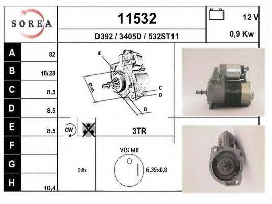 Стартер 11532 EAI