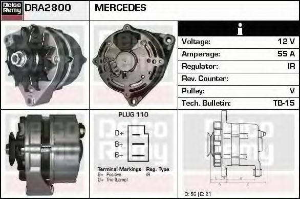 Генератор DRA2800 REMY