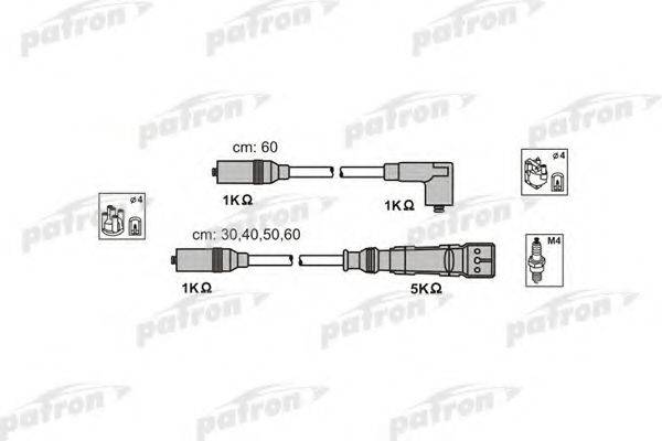 Комплект проводов зажигания PSCI1000 PATRON