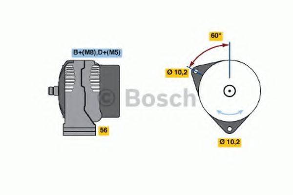 Генератор 0 986 043 130 BOSCH