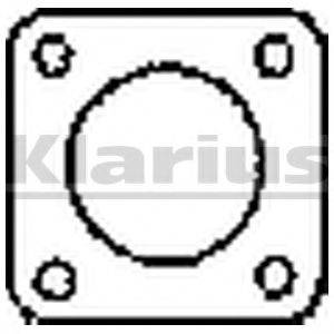 Прокладка, труба выхлопного газа 410222 KLARIUS