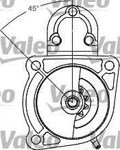 Стартер 458183 VALEO