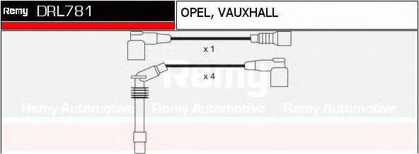 Комплект проводов зажигания DRL781 REMY