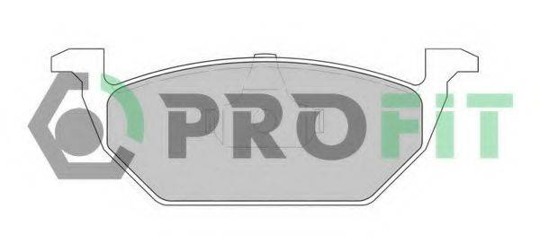 Комплект тормозных колодок, дисковый тормоз 5000-1094 PROFIT