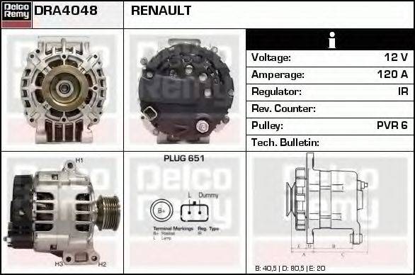 Генератор DRA4048 REMY