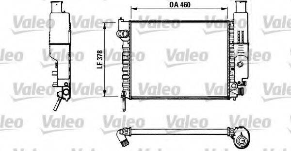 Радиатор, охлаждение двигателя 810915 VALEO