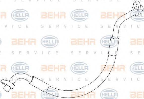 Трубопровод высокого давления, кондиционер 9GS 351 338-711 HELLA