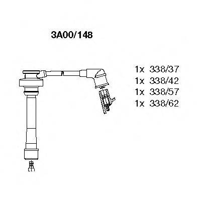 Комплект проводов зажигания 3A00/148 BREMI