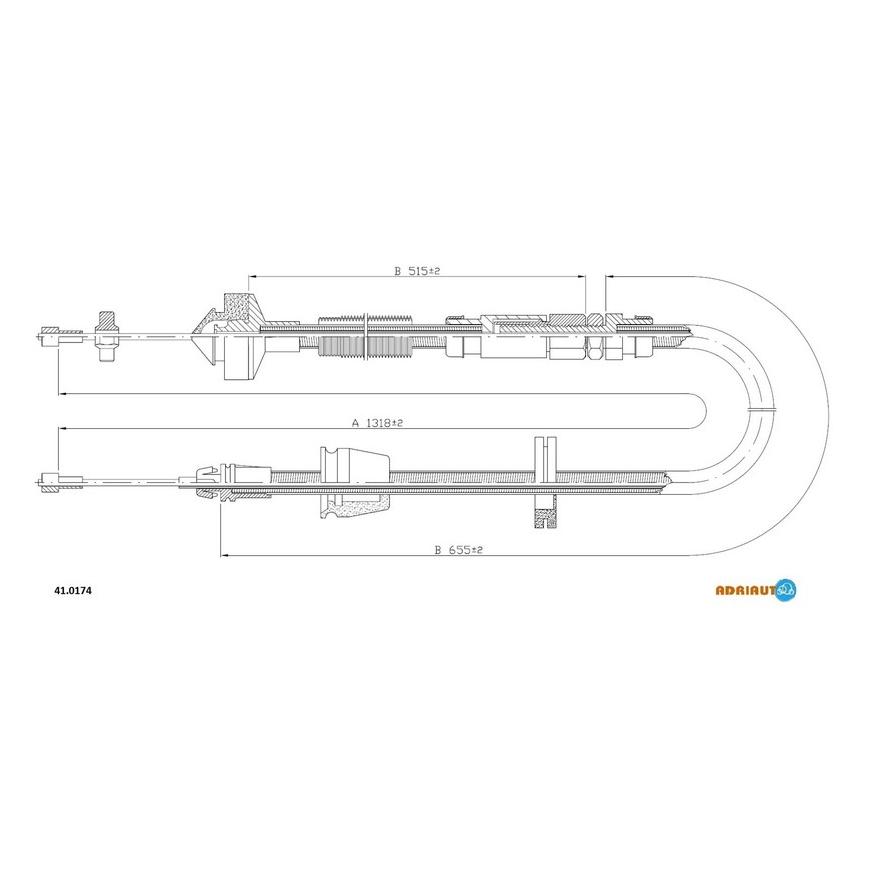 Тросик сцепления Adriauto