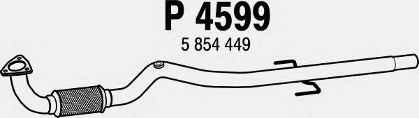 Труба выхлопного газа P4599 FENNO