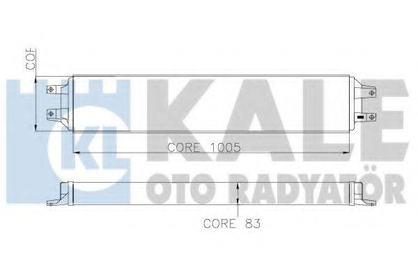 295200 KALE OTO RADYATOR масляный радиатор, двигательное масло 295200 KALE OTO RADYATOR