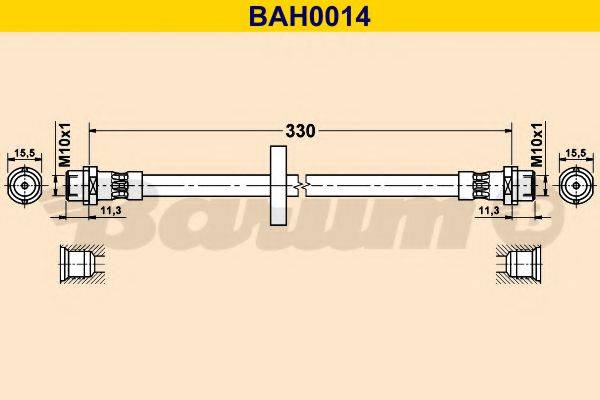 Тормозной шланг BAH0014 BARUM