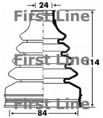 Пыльник, приводной вал FCB2888 FIRST LINE