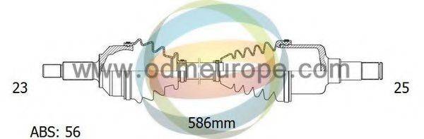 Приводной вал 18-221021 ODM-MULTIPARTS