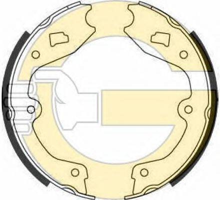 Комплект тормозных колодок, стояночная тормозная система