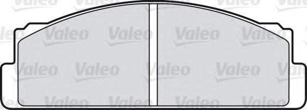 Комплект тормозных колодок 540323 VALEO