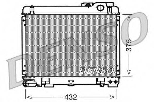 Радиатор, охлаждение двигателя DRM05035 DENSO