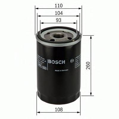 Фильтр масляный 0 451 104 010 BOSCH